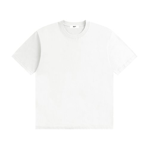SOL Unisex Seamless Cotton T-Shirt in White — back view