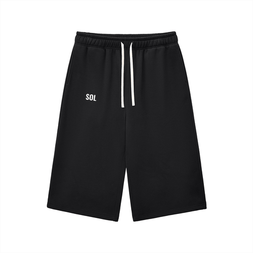 SOL Relaxed Drawstring Three-quarter Sweatpants — alternate view