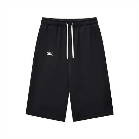 SOL Relaxed Drawstring Three-quarter Sweatpants — alternate view