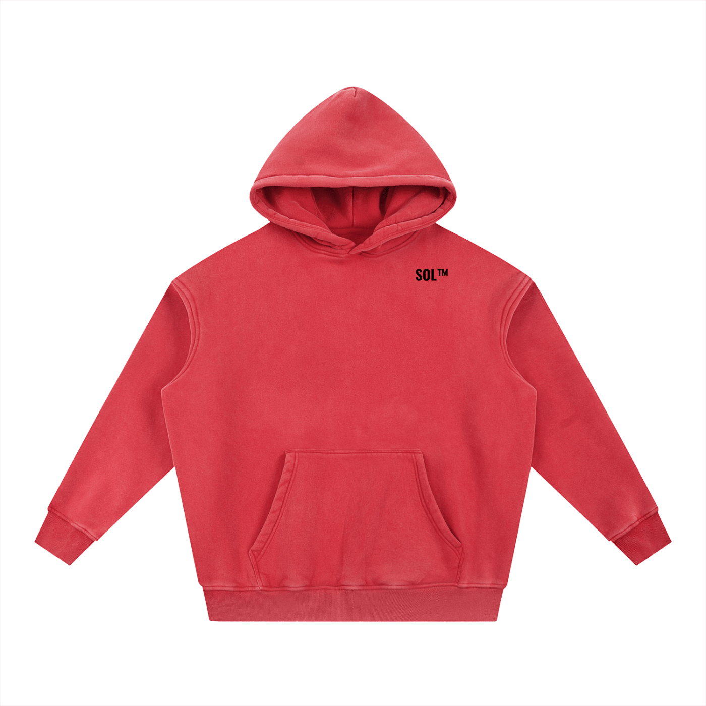 SOL Snow Wash Fleece Oversize Hoodie — view 12