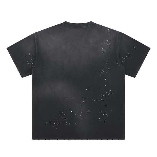 SOL Hand-Frayed Sunfade Paint Splatter T-Shirt — view 3