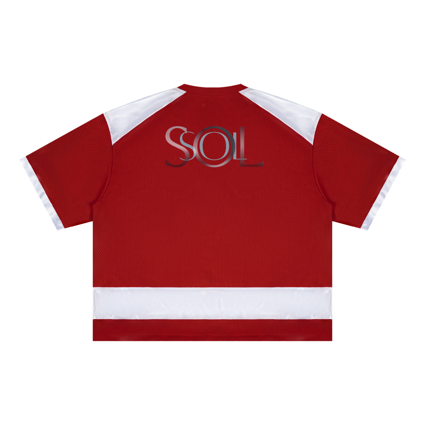 SOL Unisex Raglan Sleeve Mesh Boxy T-Shirt — view 7