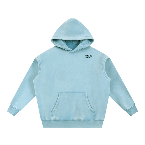 SOL Snow Wash Fleece Oversize Hoodie — view 8