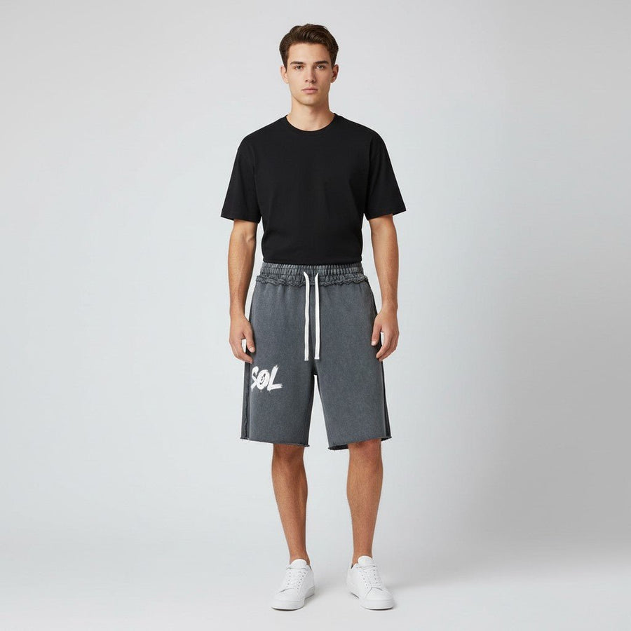 Cinder Raw-Edge Short