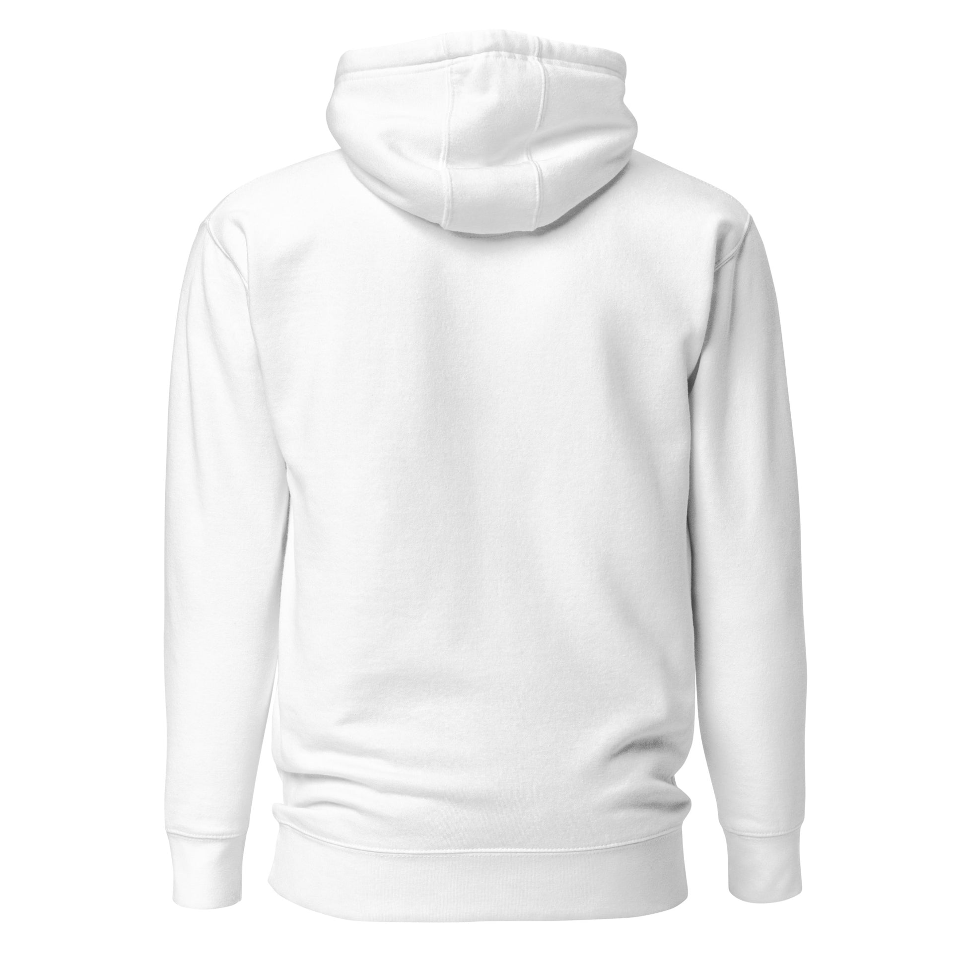 SOL Unisex Hoodie in White — back view