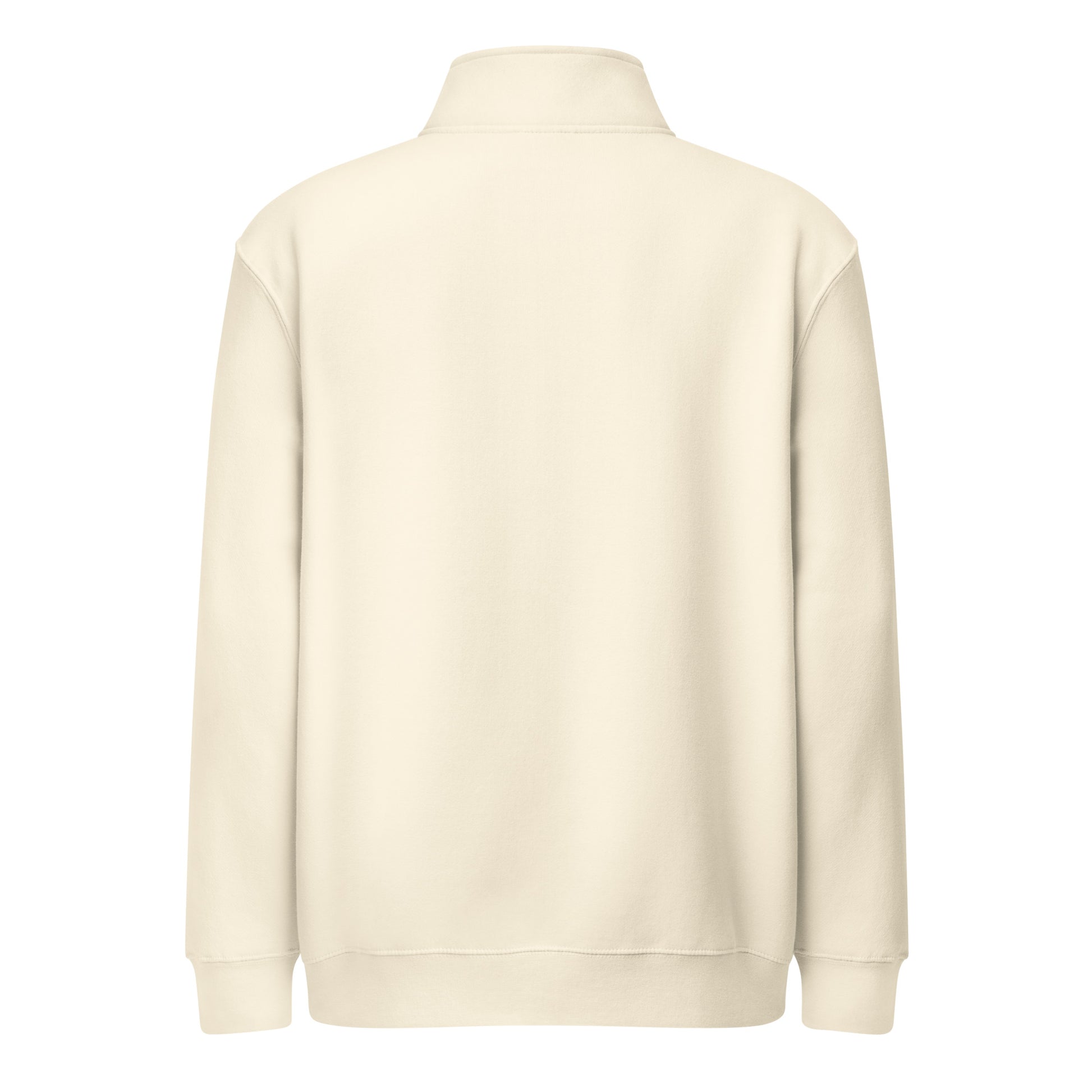 SOL Premium Quarter-Zip Sweatshirt in Sandshell — back view