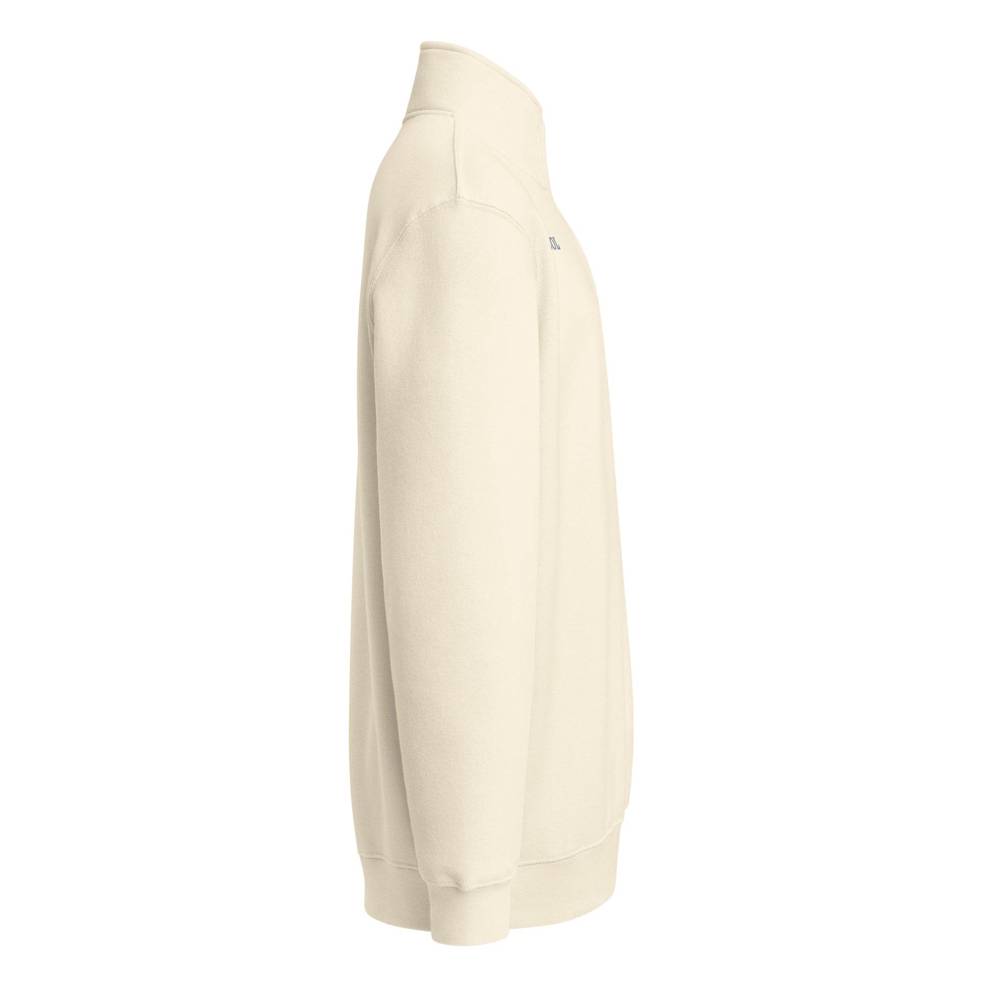 SOL Premium Quarter-Zip Sweatshirt in Sandshell — right side view