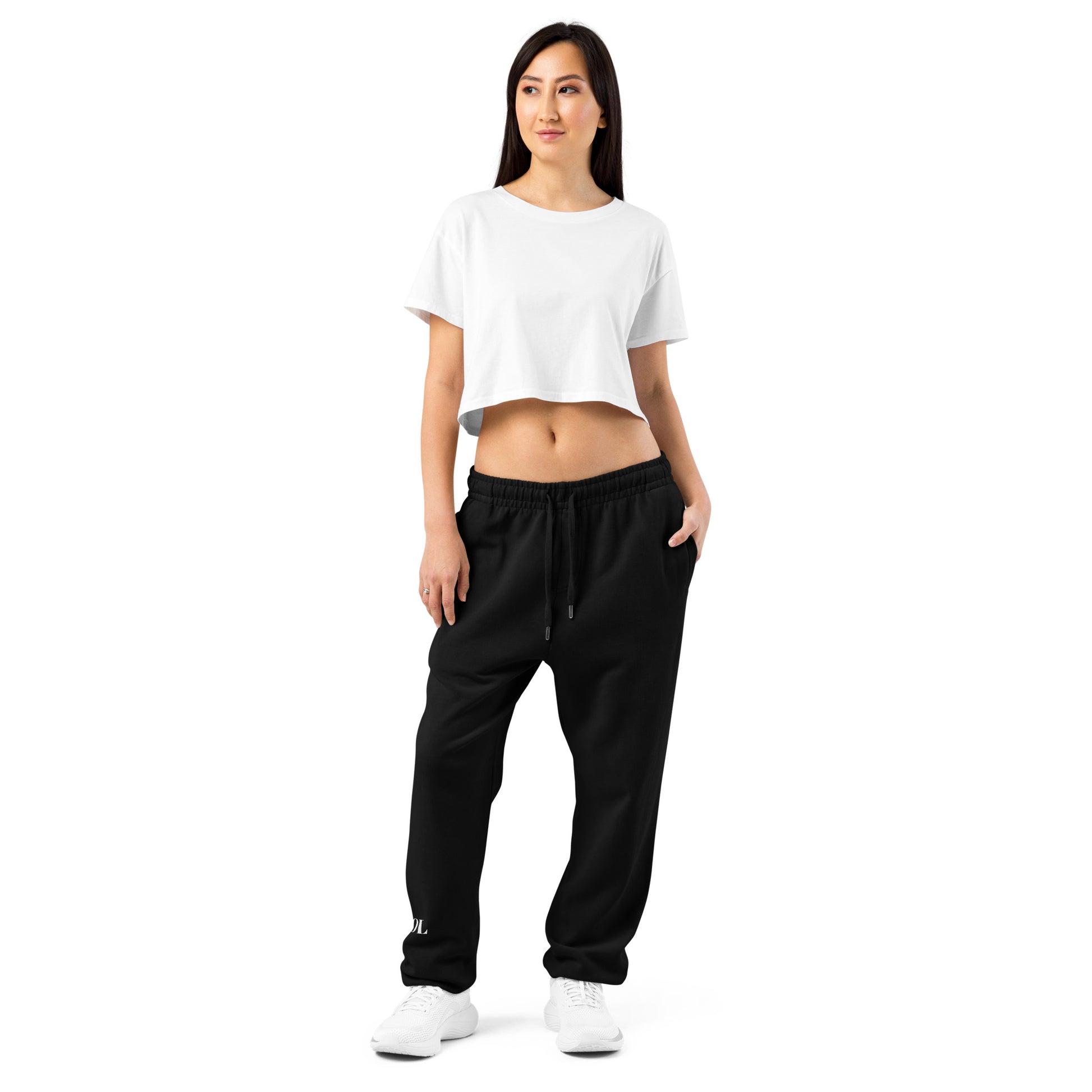 SOL Urban Sweatpants in Black — front detail